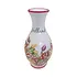 Typisch Hollands Belly vase Pink-Red flower decor 13cm