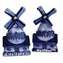 Typisch Hollands Salt and pepper set Delft blue mill