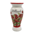 Typisch Hollands Spout vase red - tulips - 13 cm