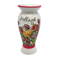 Typisch Hollands Spout vase pink tulips - 13 cm