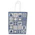 Typisch Hollands Delft Blue Paper Gift Bag - Medium