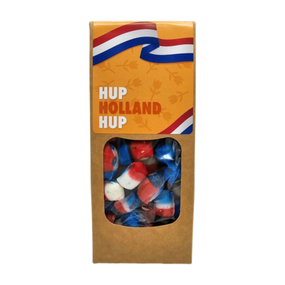 Typisch Hollands Niederländische Süßigkeiten - Orangefarbene Schachtel