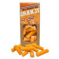 Typisch Hollands Hollands snoepgoed - Doosje Oranje - Oranje sinas-stokjes