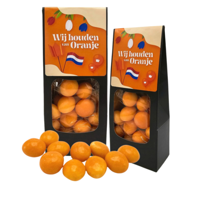 Typisch Hollands Dutch sweets - Orange box - Orange butter balls