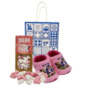 www.typisch-hollands-geschenkpakket.nl Baby-Geschenkpaket (0-6 Monate) – Holland – Pink