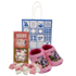 typisch-hollands-geschenkpakket Baby-Geschenkpaket (0-6 Monate) – Holland – Pink
