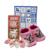 www.typisch-hollands-geschenkpakket.nl Baby geschenkenpakket (0-6 maanden)- Holland - Roze