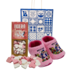 www.typisch-hollands-geschenkpakket.nl Baby gift package (0-6 months) - Holland - Pink