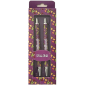 Typisch Hollands Holland - Pen set - Tulip decoration in gift box - Purple