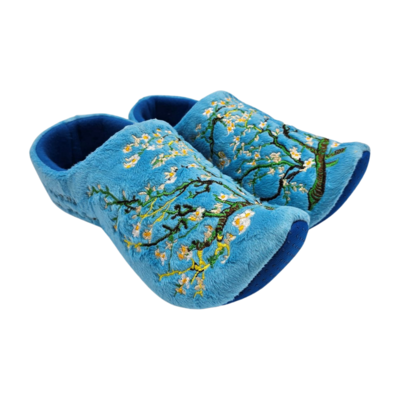 Typisch Hollands Clog-Hausschuhe - Mandelblüte - Vincent van Gogh