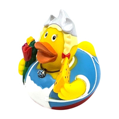 Typisch Hollands Rubber duck Dutch traditional costume - (tulips and cheese)