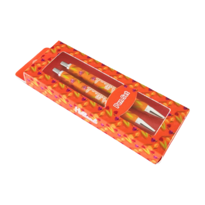 Typisch Hollands Holland - Pen set - Tulip decoration in gift box - Orange