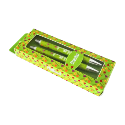TTD Gifts Holland - Stiftset - Tulpendekoration in Geschenkbox - Grün
