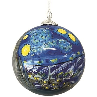 Typisch Hollands Christmas bauble in luxury gift box - Starry Night - Vincent van Gogh