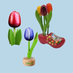 Hölzerne Tulpen - stehend