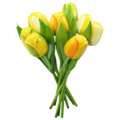 Typisch Hollands Blumenstrauß Tulpen aus Holz