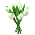 Typisch Hollands Blumenstrauß aus hölzernen Tulpen