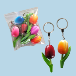 Wooden Tulips - Keychains