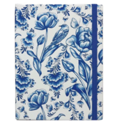 Typisch Hollands Notebook Delft blue flowers and birds