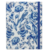 Typisch Hollands Notizbuch Delfter blaue Blumen und Vögel