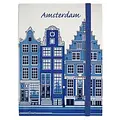 TTD Gifts Notizbuch Amsterdam - Fassadenhäuser - Delfter Blau
