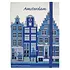 TTD Gifts Notizbuch Amsterdam - Fassadenhäuser - Delfter Blau