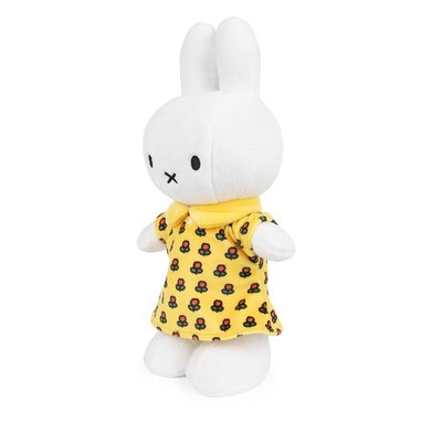 Nijntje (c) Miffy cuddly toy - Yellow dress with tulips