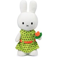 Typisch Hollands Miffy im grünen Kleid mit Tulpen 34cm