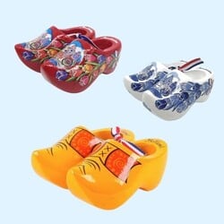 Wooden souvenir clogs