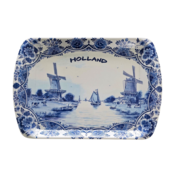 Typisch Hollands Delfter Blau - Holland Tablett (groß)
