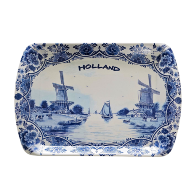 Matix Delfter Blau - Holland Tablett (groß)