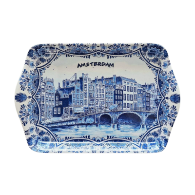 Matix Delfts blauw - Dienblad Amsterdam (groot)