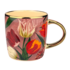 Typisch Hollands Tasse (groß) hübsche Tulpen rosa mit Gold