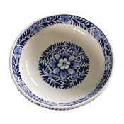 Heinen Delftware Tapas schaaltje - Delfts blauw - Bloem - Groot