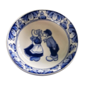 Heinen Delftware Delfter blaue Schale - Holland küssendes Paar - 11,5 cm