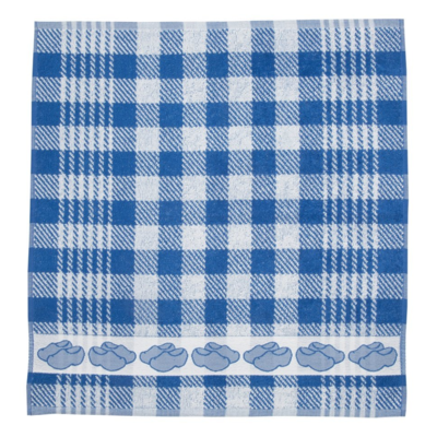 Typisch Hollands Tea towel - Clogs - Blue