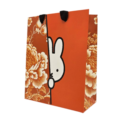 Nijntje (c) Miffy-Geschenktüte mittlerer Größe – laminierter Karton – mit stabilen Trageschlaufen