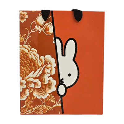 Nijntje (c) Miffy-Geschenktüte mittlerer Größe – laminierter Karton – mit stabilen Trageschlaufen