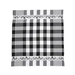 TTD Gifts Tea towel - Bicycle - Black and White