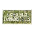 TTD Gifts Nummernschild Cannabis - Alkohol