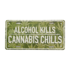 TTD Gifts Nummernschild Cannabis - Alkohol