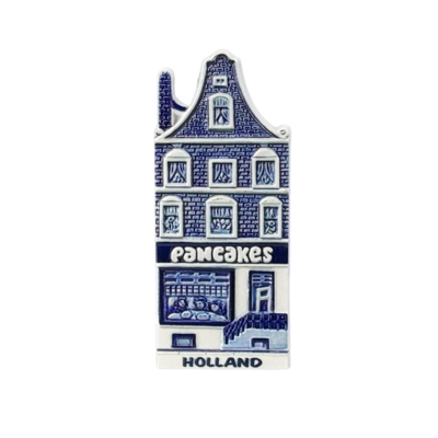 Typisch Hollands Magnet - Facade house - Holland - Delft blue - Pancakes