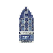Matix Magnet - Facade house - Amsterdam - Delft blue - flower shop.