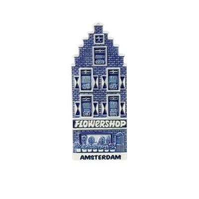 Matix Magnet - Facade house - Amsterdam - Delft blue - flower shop.