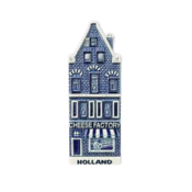 Matix Magneet - Gevelhuisje - Holland - Delftsblauw -Cheese factory