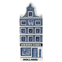 Typisch Hollands Magnet - Facade House - Holland - Delft Blue - Wooden Shoes