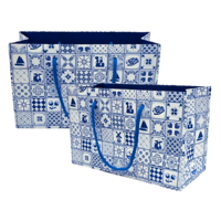 Typisch Hollands Gift bag Dutch decoration - Delft blue