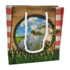 Typisch Hollands Colorful gift bag with window - Cow pasture - with drawstrings bag medium size