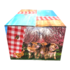 Typisch Hollands Geschenkbox 20x31,5x15cm - Farbiges Karo - Holland - Wiese