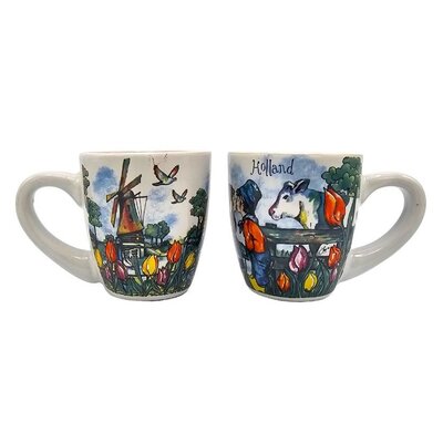 Typisch Hollands Espressotassen – Geschenkset mit 2 Tassen, Holland
